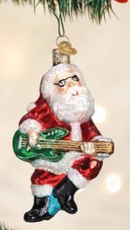 Old World Christmas Rockin Roll Santa - No Box Nb2356