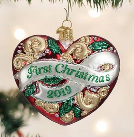 First Christmas Heart 2019-First Christmas Heart - No Box