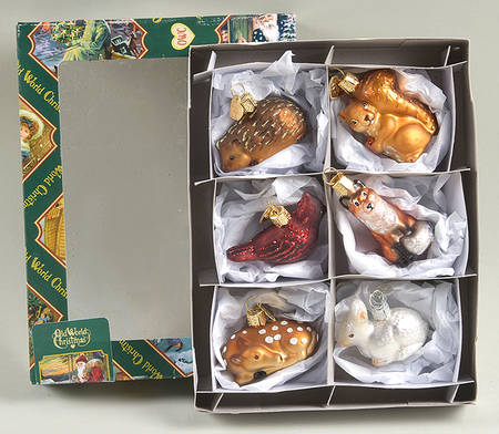 Animals 6 Pc Mini Woodland  Animal Set - No Box 525
