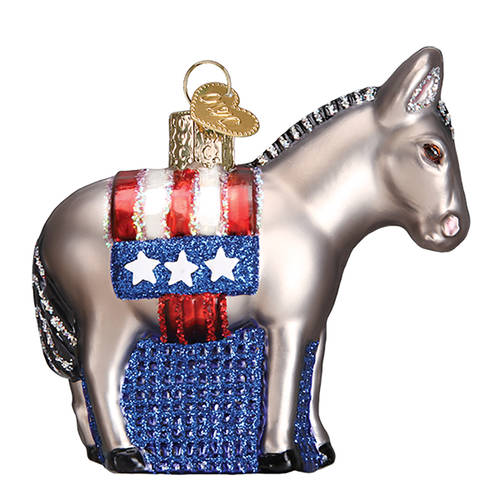 Old World Christmas Democratic Donkey - No Box