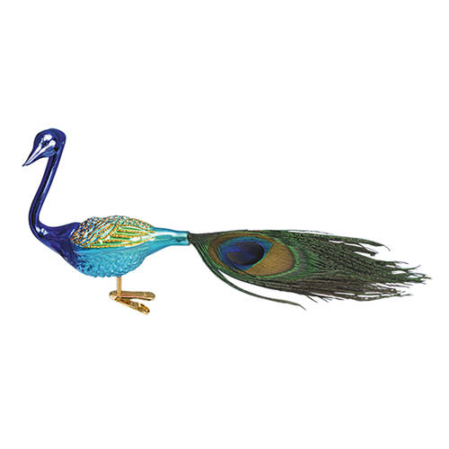 Old World Christmas Magnificent Peacock - No Box