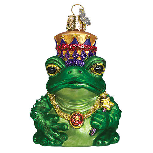 Old World Christmas Frog King - No Box