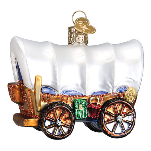 Old World Christmas Covered Wagon - Nb716, No Box