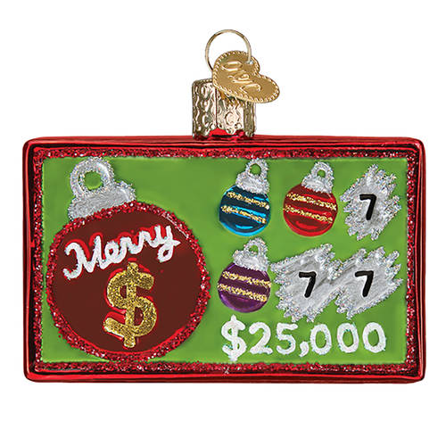 Old World Christmas Merry Ticket - No Box Nb3108