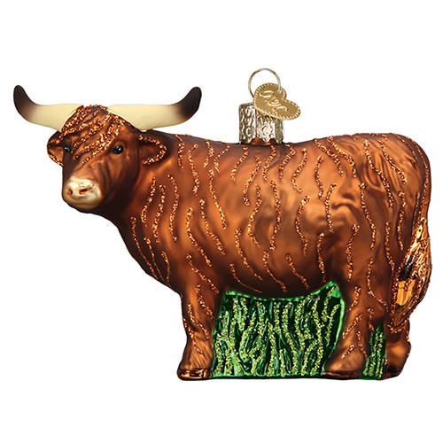 Old World Christmas Highland Cow - No Box Nb3032