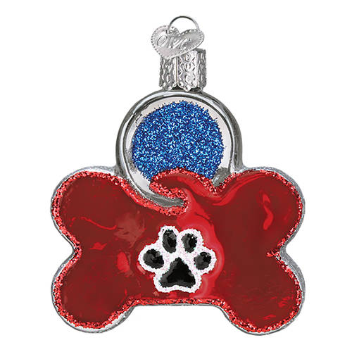 Old World Christmas Dog Tag - No Box Nb2998