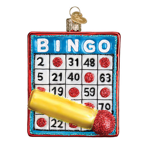 Old World Christmas Bingo - No Box Nb2969