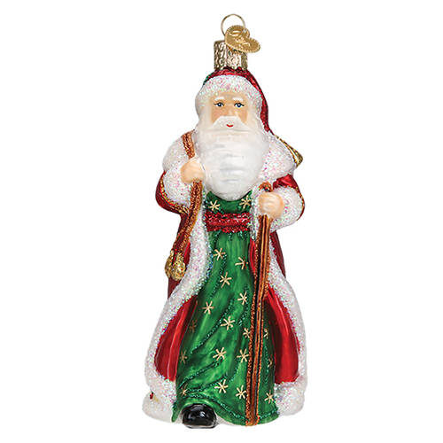 Old World Christmas Father Christmas With Bells - No Box Nb2962
