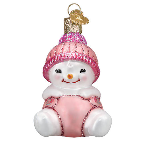 Old World Christmas Snow Baby Girl - No Box Nb2903