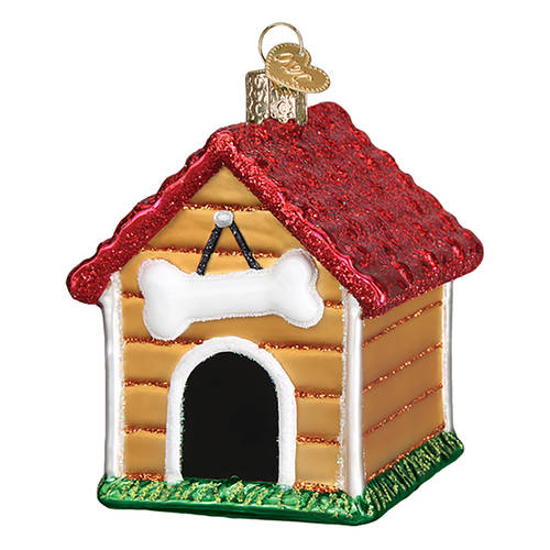Old World Christmas Dog House - No Box Nb2896