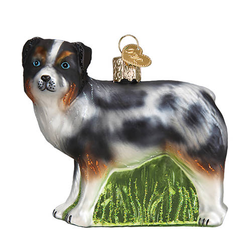 Old World Christmas Australian Shepherd - No Box Nb2883