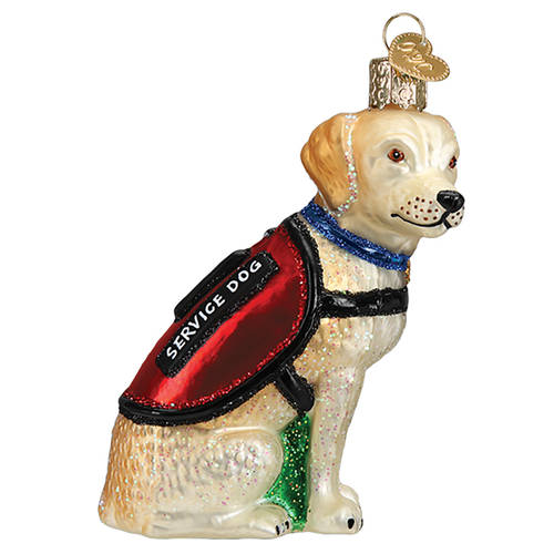 Old World Christmas Service Dog - No Box Nb2880