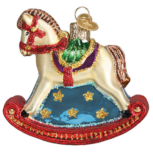 Old World Christmas Rocking Horse - No Box Nb2846