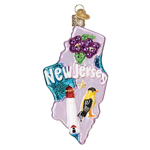Old World Christmas State Of New Jersey - No Box Nb2838