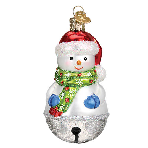 Old World Christmas Jingle Bell Snowman - No Box Nb2830