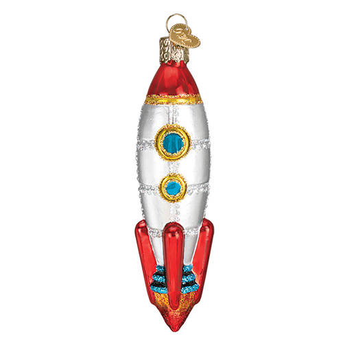 Old World Christmas Toy Rocket Ship - No Box Nb2803