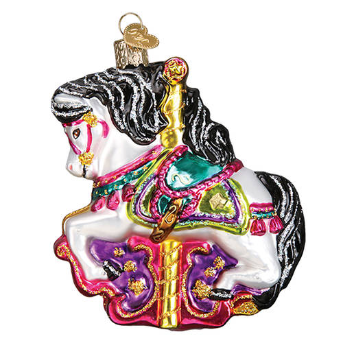 Old World Christmas Carousel Horse - No Box Nb2793