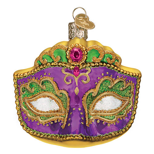 Old World Christmas Mardi Gras Mask - No Box Nb2784