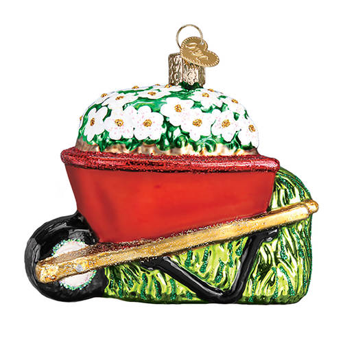 Old World Christmas Wheelbarrow - No Box Nb2780