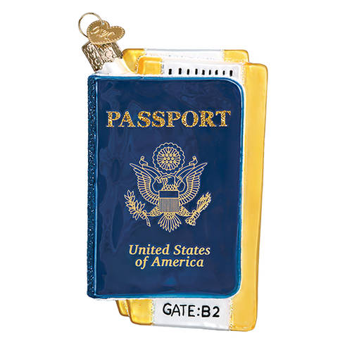 Old World Christmas Passport - No Box Nb2778