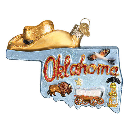 Old World Christmas State Of Oklahoma - No Box Nb2770