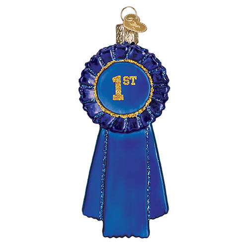 Old World Christmas Blue Ribbon - No Box Nb2769