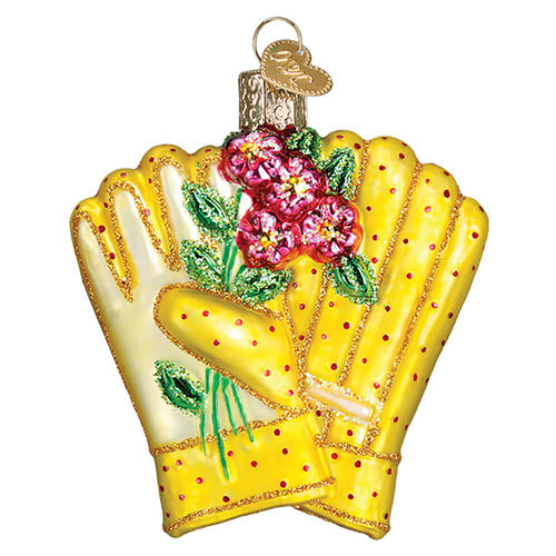 Old World Christmas Gardening Gloves - No Box Nb2743