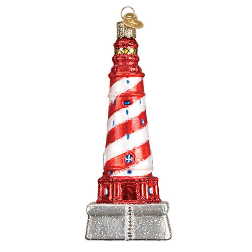 Old World Christmas White Shoal Lighthouse - No Box Nb2719