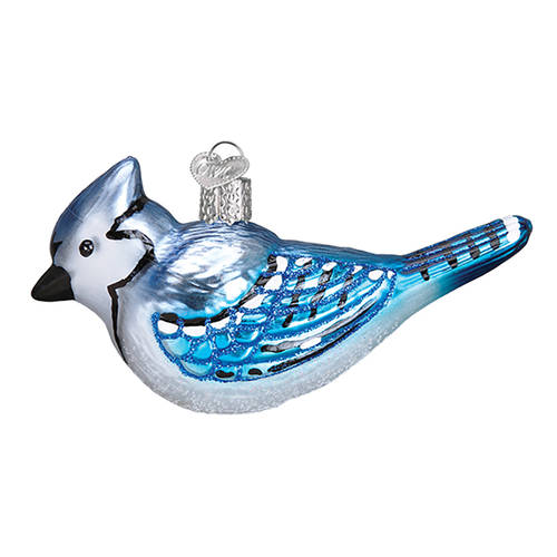 Old World Christmas Bright Blue Jay - No Box Nb2716
