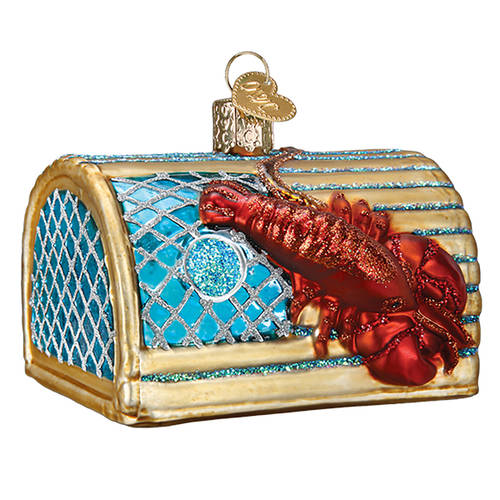 Old World Christmas Lobster Trap - No Box Nb2655