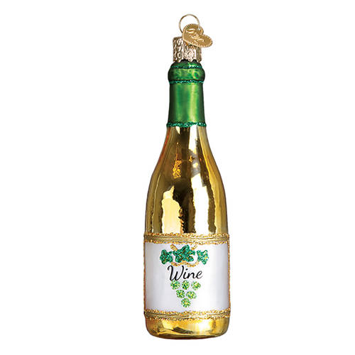 Old World Christmas White Wine Bottle - No Box Nb2624
