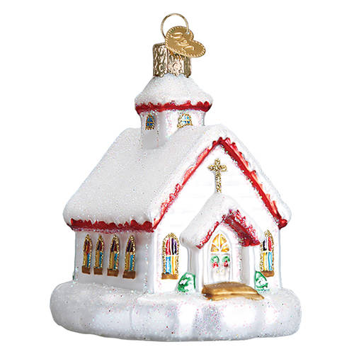 Old World Christmas Country Church - No Boxnb2582
