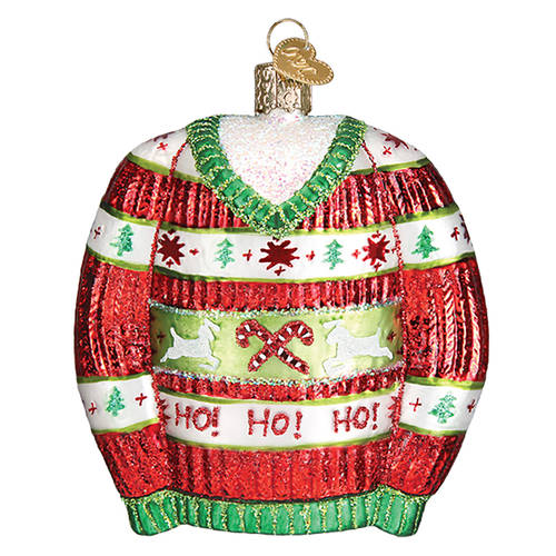 Old World Christmas Festive Chrismtas Sweater - No Box Nb2496