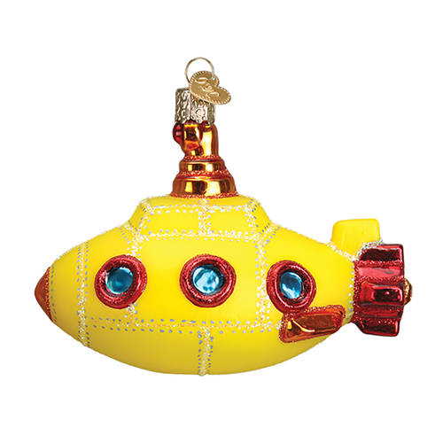 Old World Christmas Groovy Submarine - No Box Nb2358