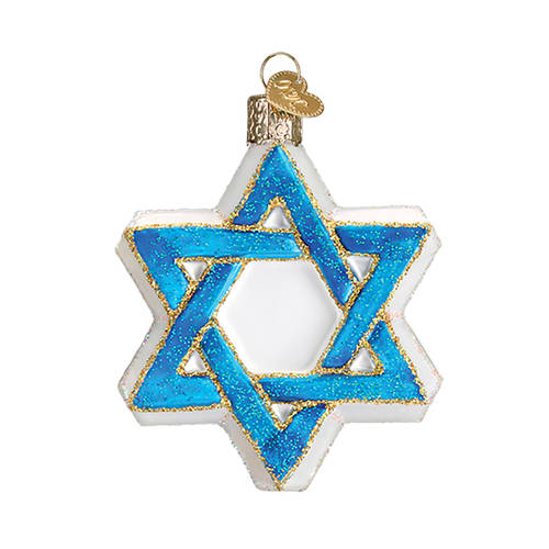 Old World Christmas Star Of David - No Box Nb2337