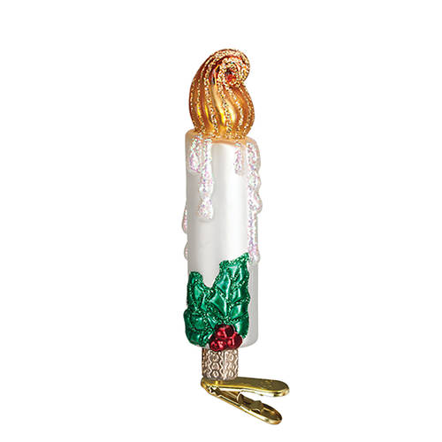 Old World Christmas Clip On Candle - No Box Nb2259