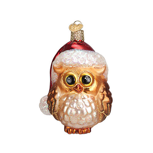 Old World Christmas Santa Owl - No Box Nb2221