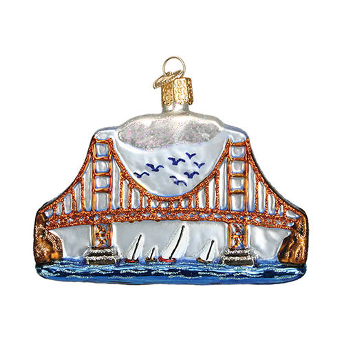 Old World Christmas Golden Gate Bridge - No Box Nb1946