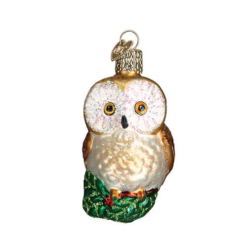 Birds-Hanging Christmas Owl - No Box