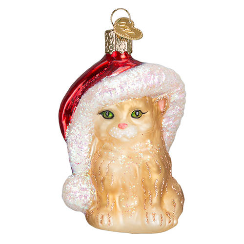 Old World Christmas Santa's Kitten - No Box Nb1921