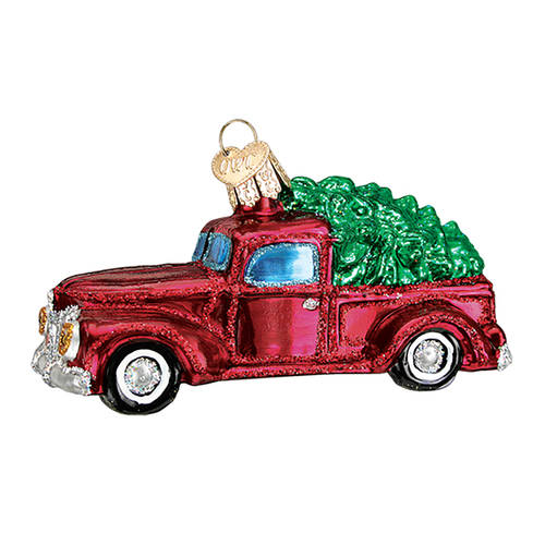 Old World Christmas Old Truck With Tree - No Box Nb1797