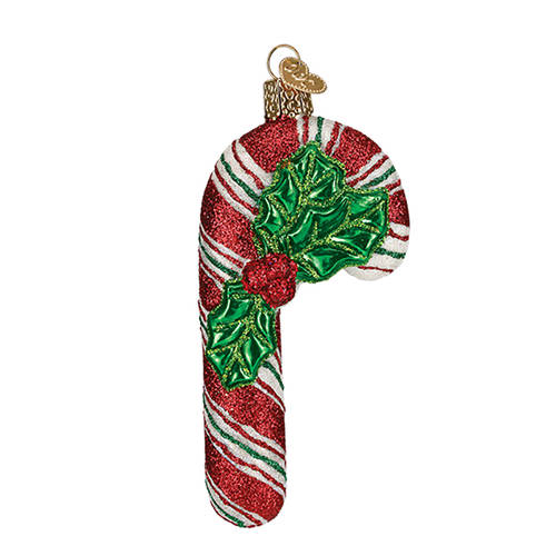 Old World Christmas Glistening Candy Cane - No Box Nb1776