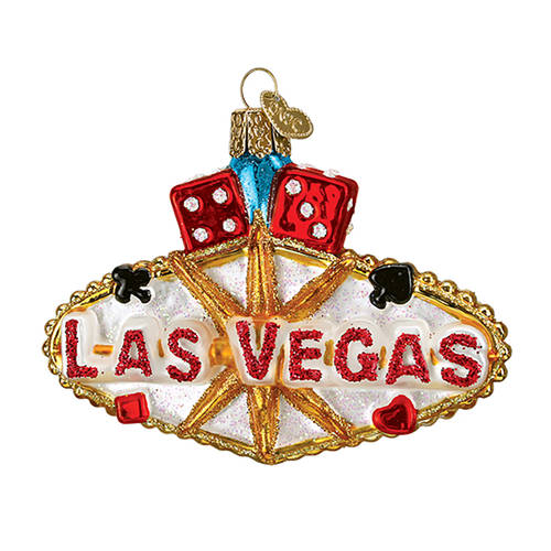 Old World Christmas Las Vegas Sign - No Box Nb1775