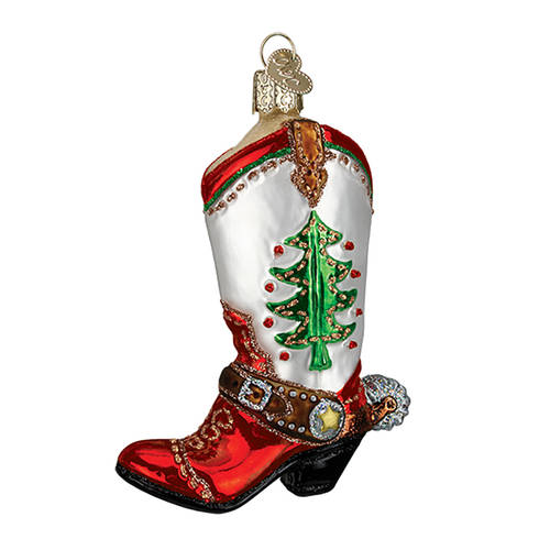 Old World Christmas Christmas Cowboy Boot - No Box Nb1751