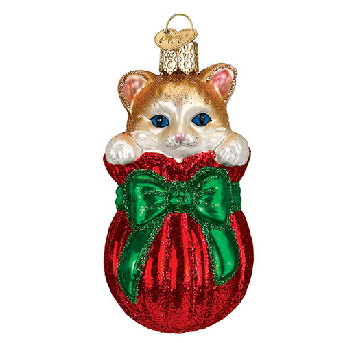 Old World Christmas Letting The Cat Out Of The Bag - No Box Nb1708