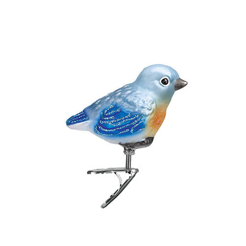 Old World Christmas Clip-On Baby Bluebird - No Box Nb1594