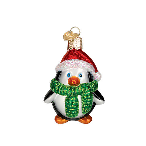 Old World Christmas Playful Penguin - No Box Nb1592