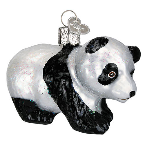 Old World Christmas Panda Cub - No Box Nb1582