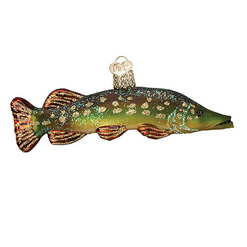 Old World Christmas Pike Fish - No Box Nb1520