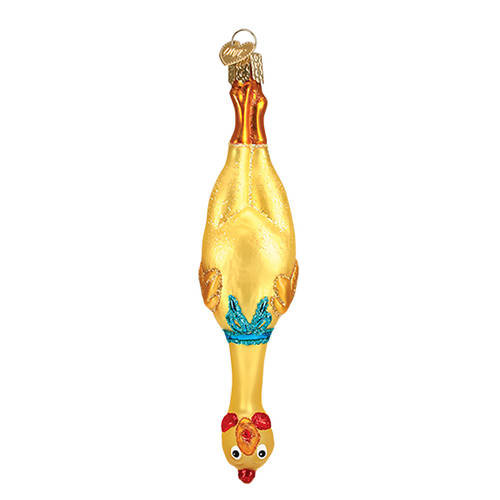Old World Christmas Rubber Chicken - No Box Nb1330